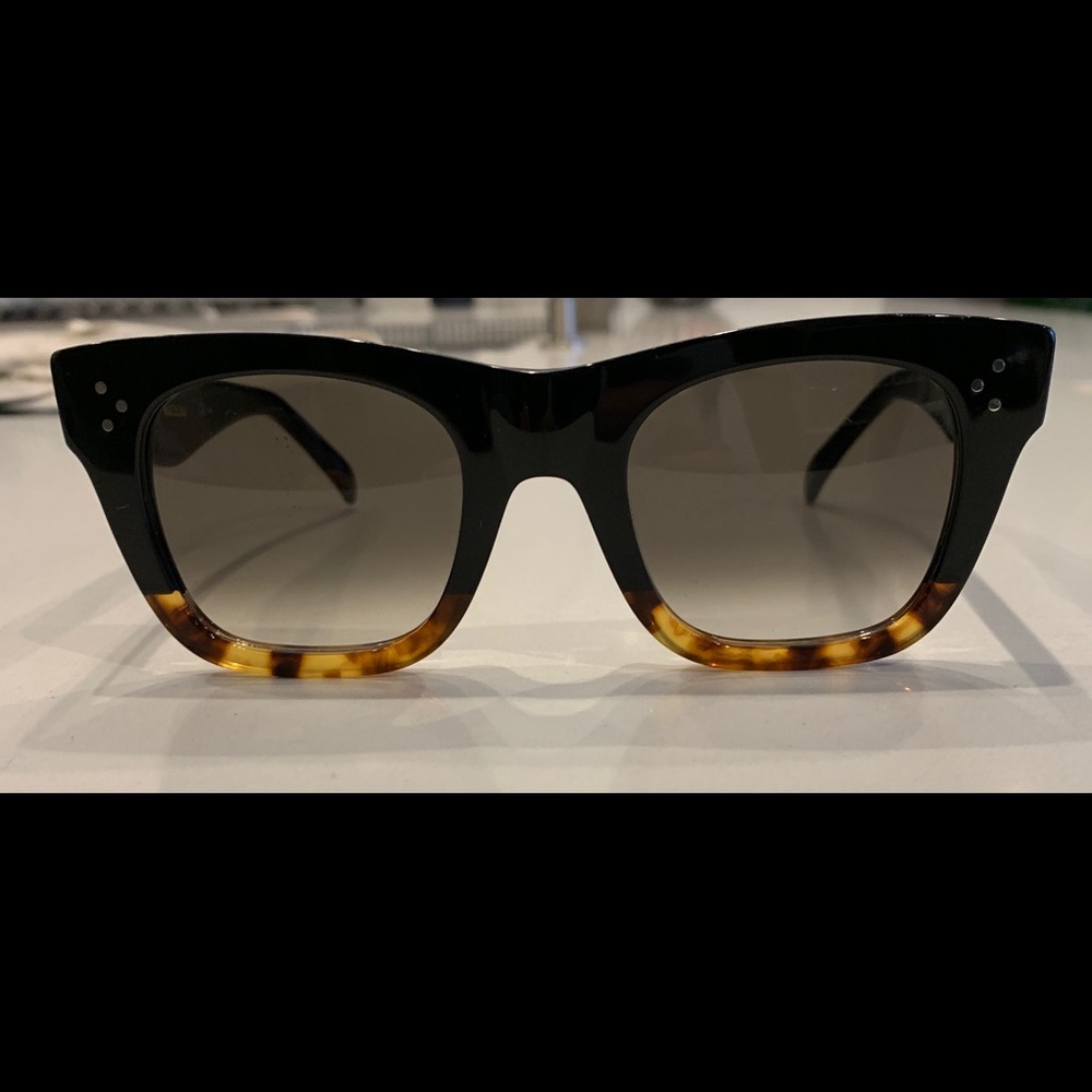 Celine CL41089/S FUZ3 black Havana brown sunglasse